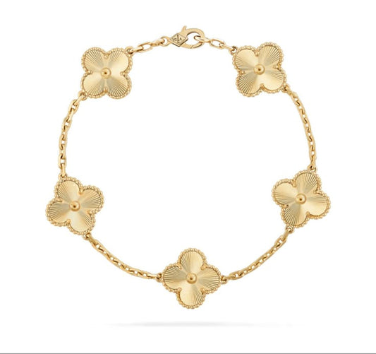 Clover bracelet Gold