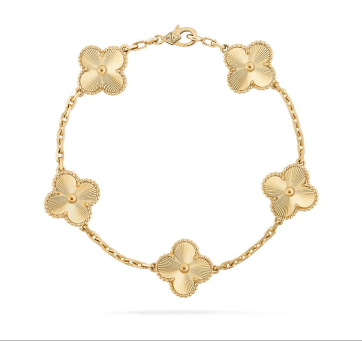 Clover bracelet Gold
