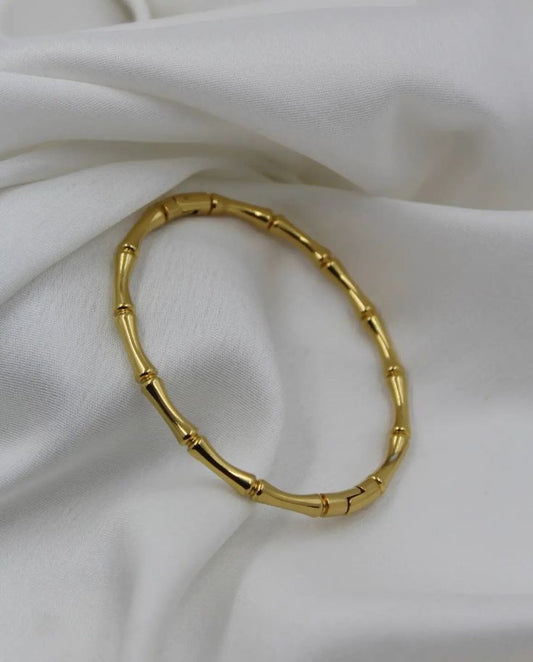 Bamboo Gold Bangle