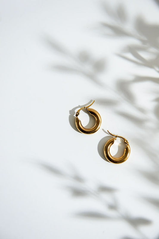 Everyday Golden Hoop