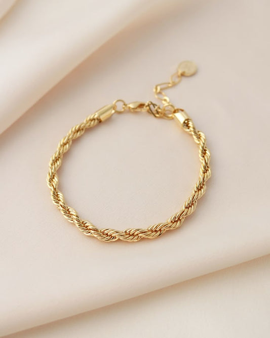 Twisted Gold Bracelet